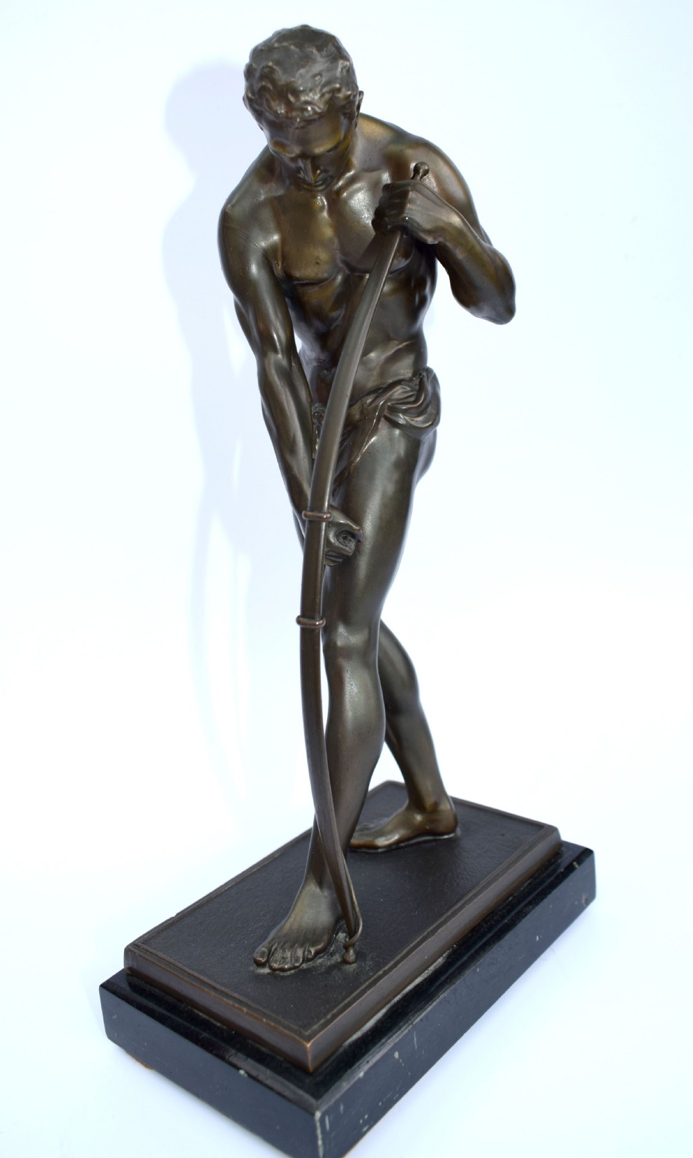 Art Deco Male Bronze Figure, France, c1930 View IV