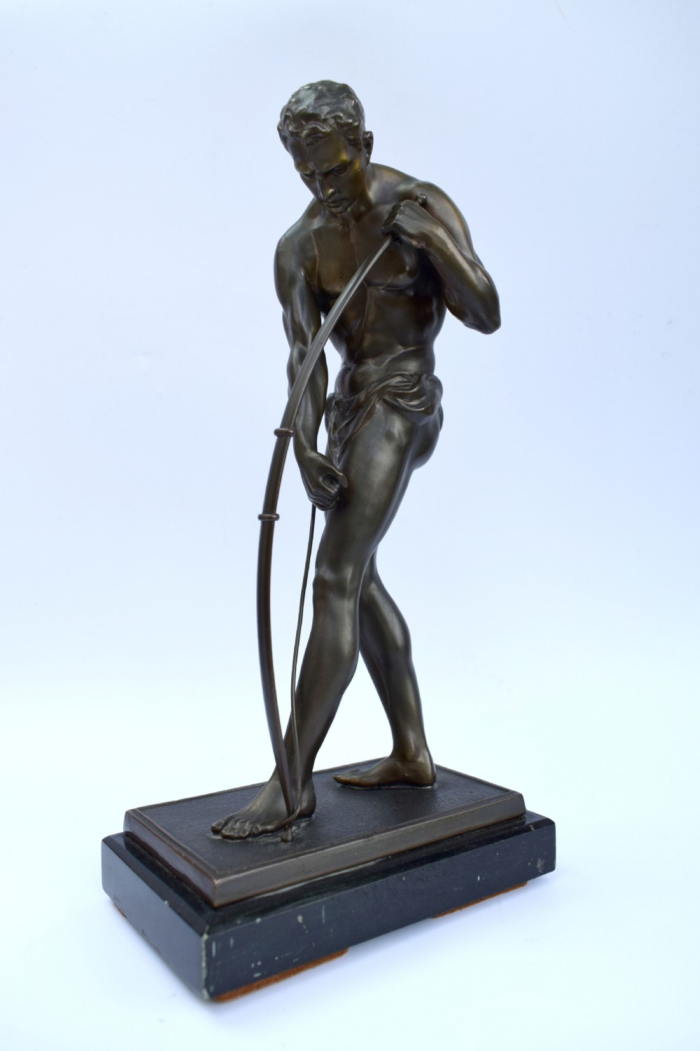 Art Deco Male Bronze Figure, France, c1930 View V
