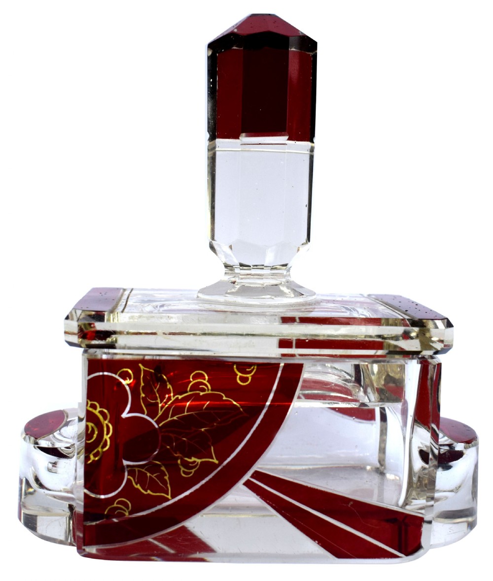 Art Deco Atomiser & Trinket Box By Karl Palda, c1930 View II