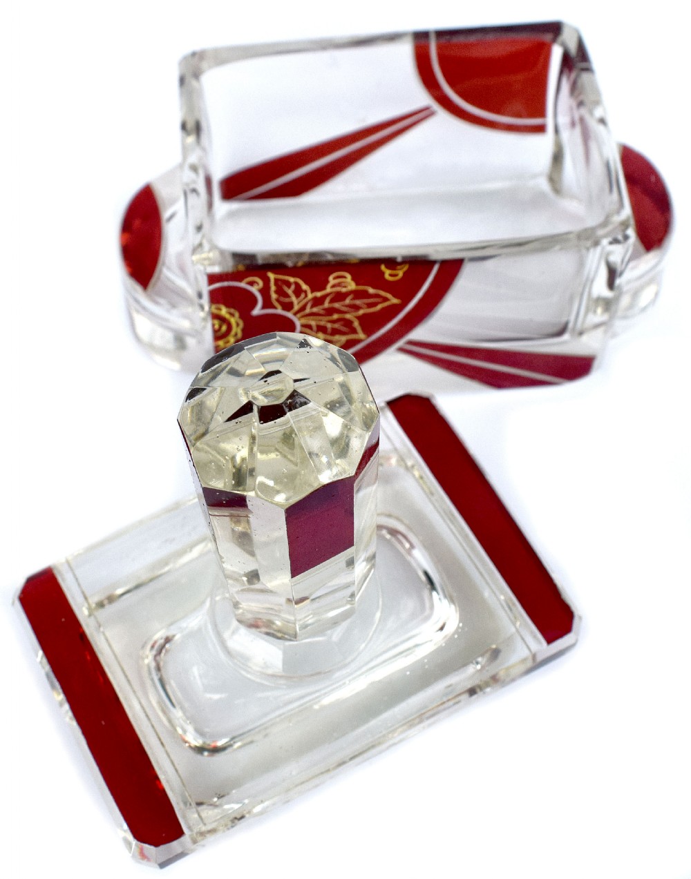Art Deco Atomiser & Trinket Box By Karl Palda, c1930 View IV