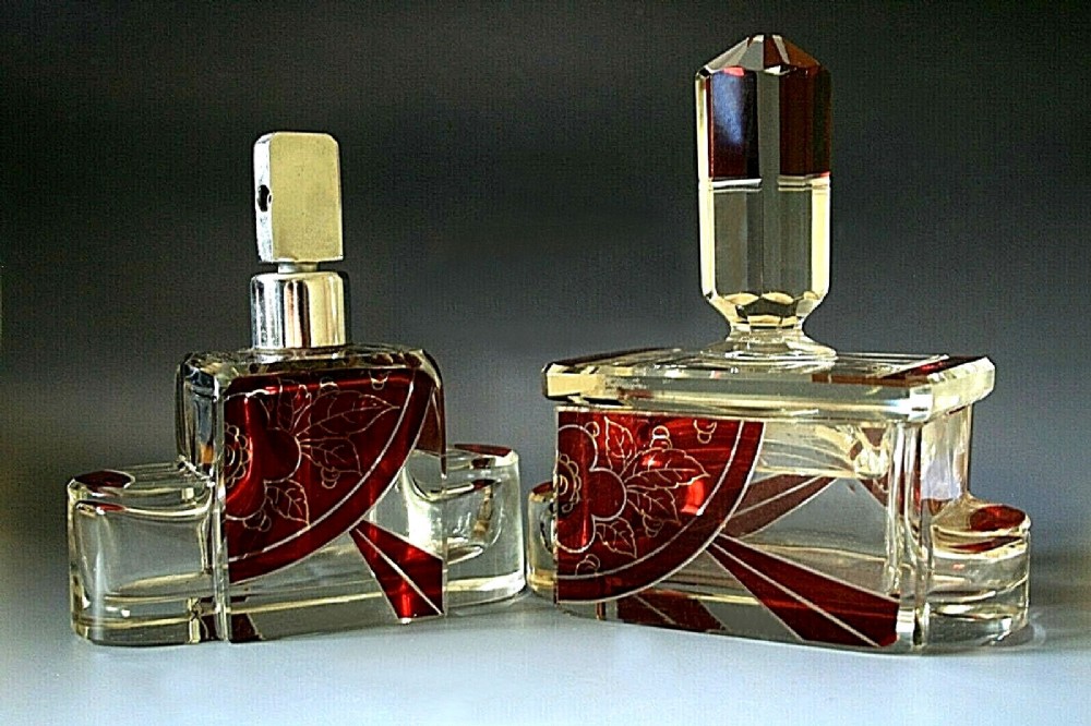 Art Deco Atomiser & Trinket Box By Karl Palda, c1930