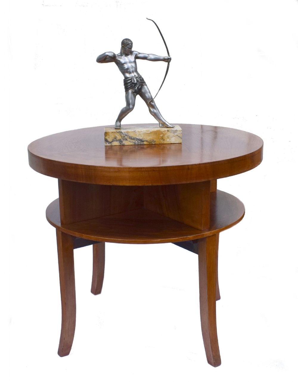 Art Deco Male Spelter Archer, c1930 View II