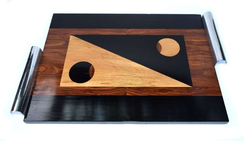 Art Deco Modernist Serving Tray, France, c1930