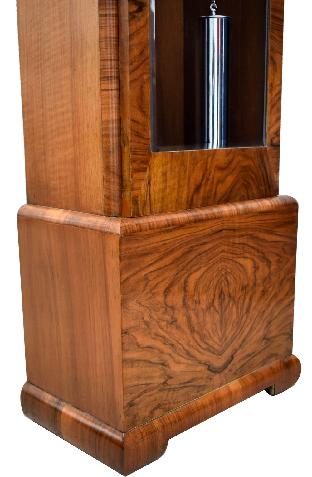 Art Deco Walnut Grandfather Clock, c1930 View V