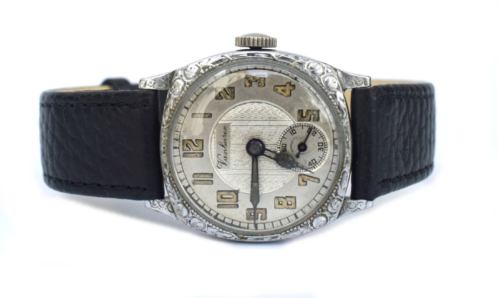 Art Deco Vanburen Gents Wrist Watch c1920s View II