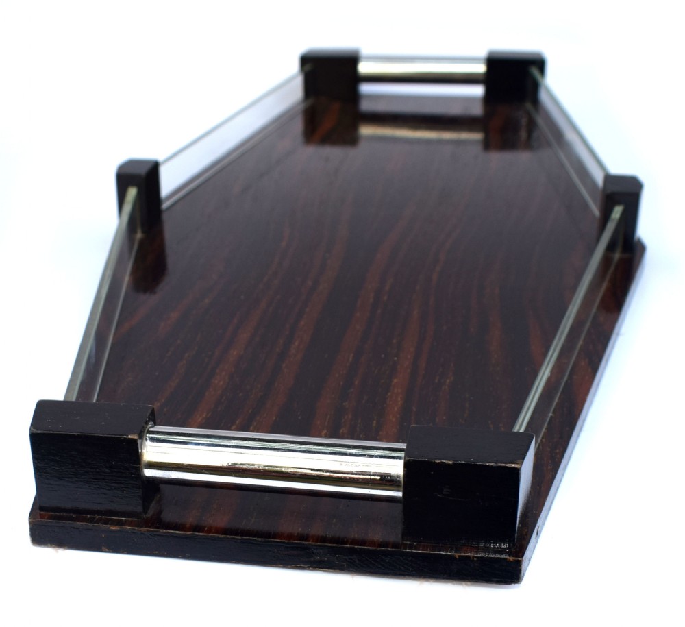 Large Art Deco Modernist Service Tray, France, c1930 View III