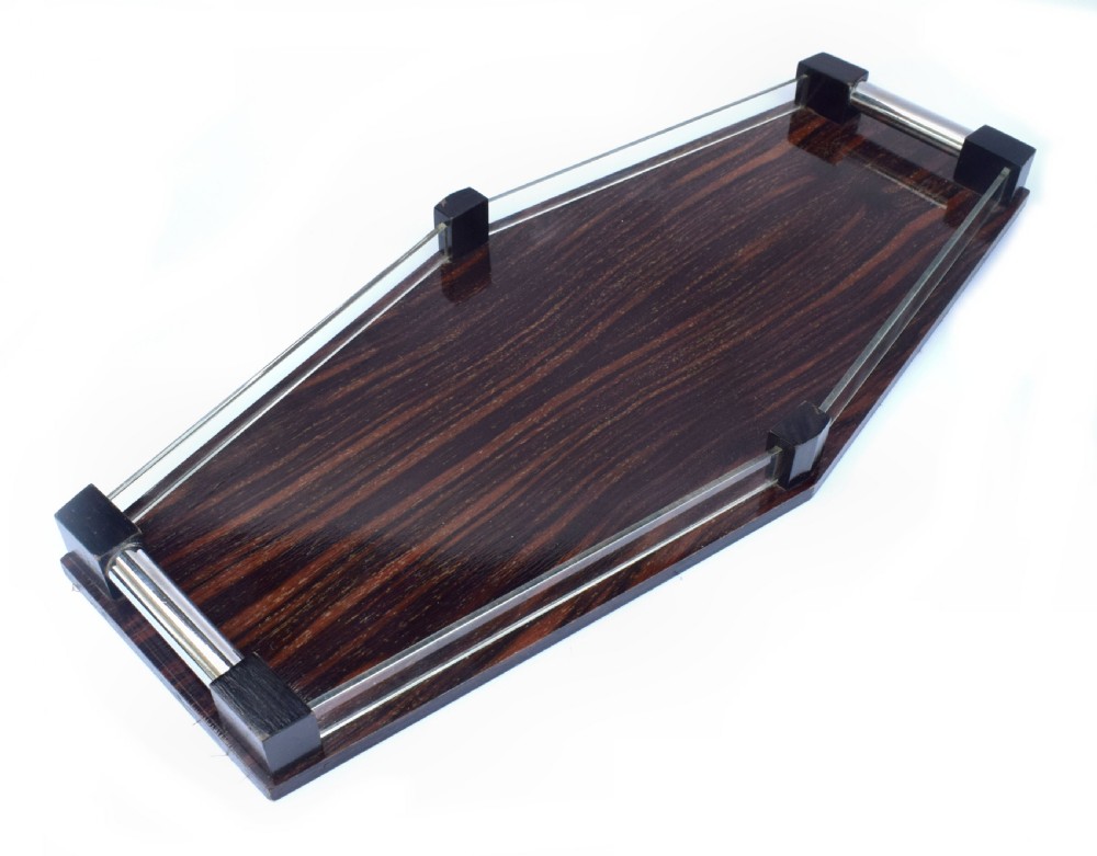 Large Art Deco Modernist Service Tray, France, c1930 View IV