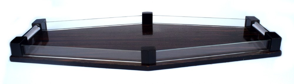 Large Art Deco Modernist Service Tray, France, c1930 View V