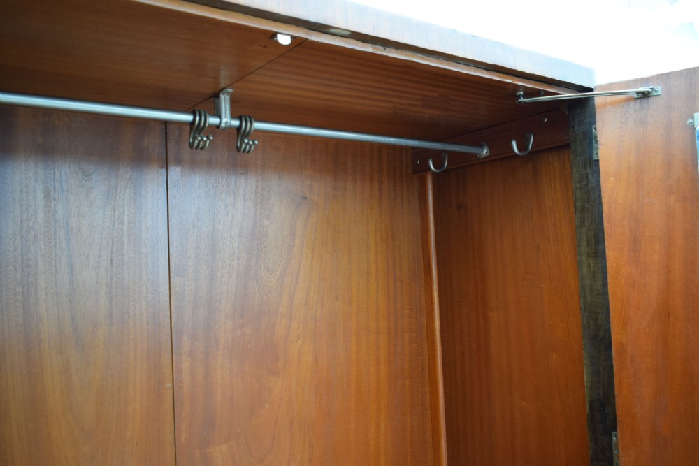 Art Deco Double Figured Walnut Wardrobe, C1930 View VI