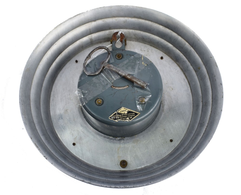 Art Deco French Chrome Wall Clock By Japy Freres, C1930 View V