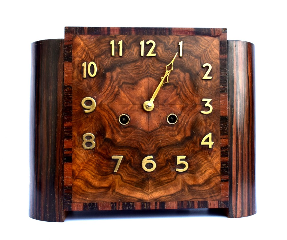 Art Deco Mantle Striking Clock, German, c1930
