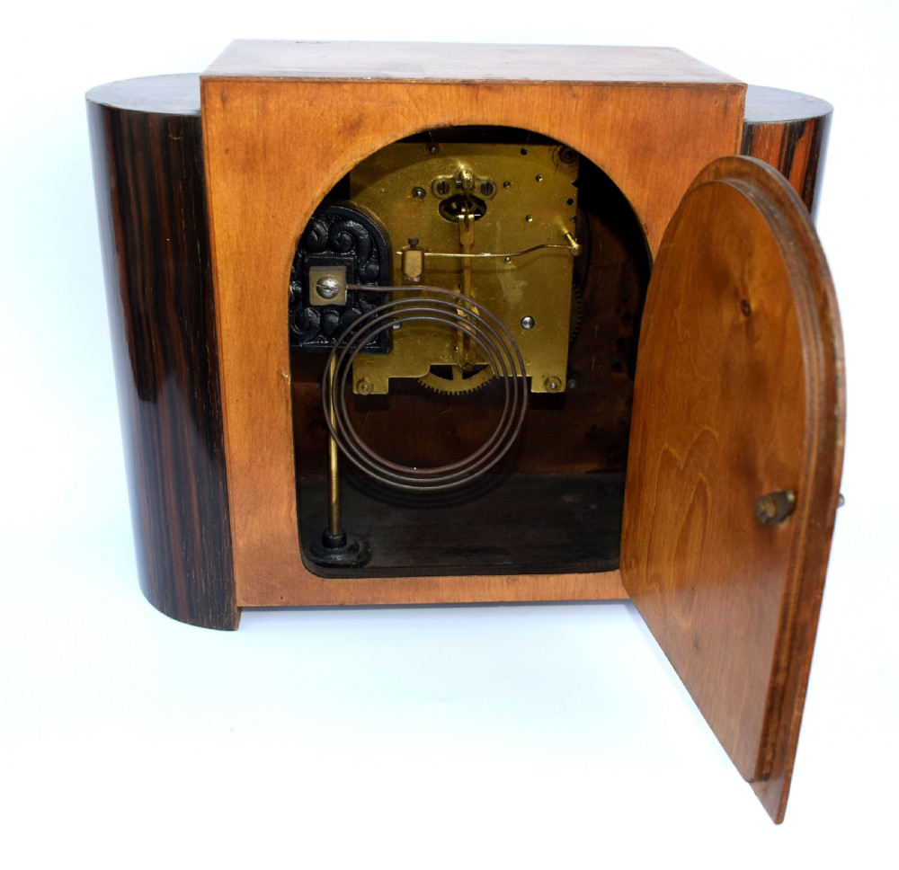 Art Deco Mantle Striking Clock, German, c1930 View V