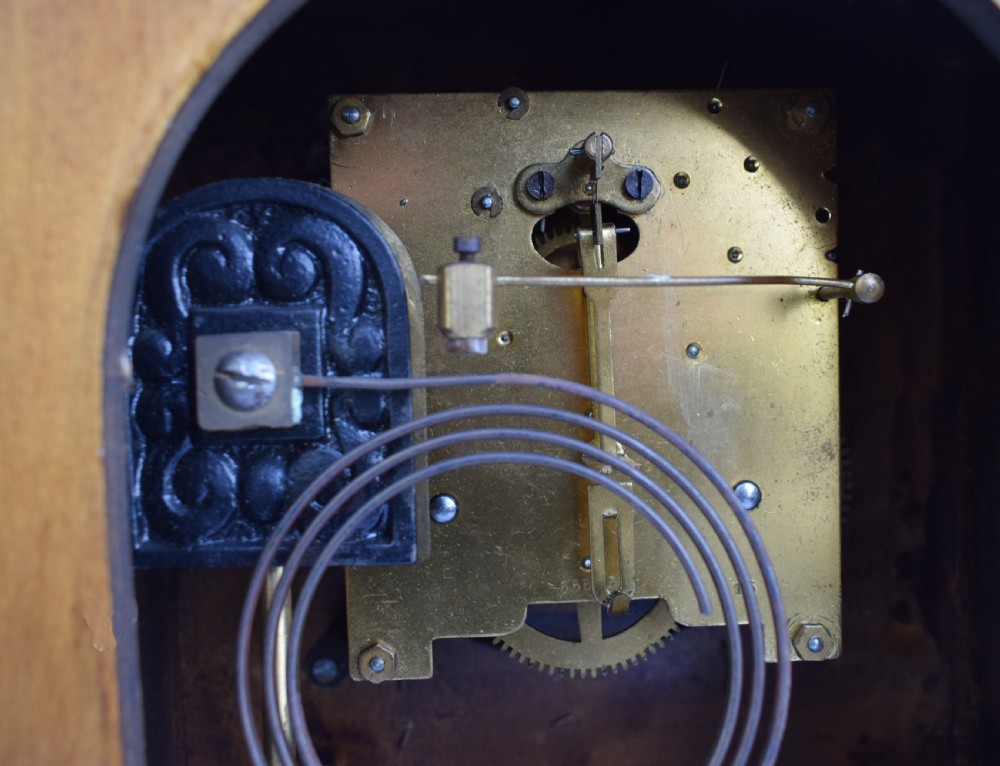 Art Deco Mantle Striking Clock, German, c1930 View VII
