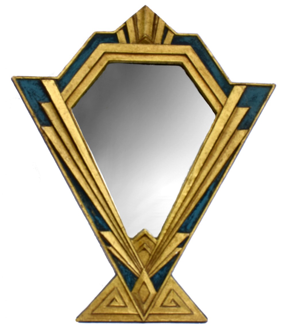 Art Deco Gilt Wall Mirror, C1930