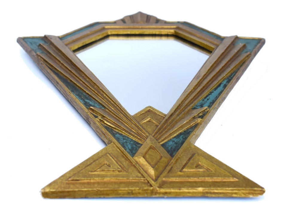 Art Deco Gilt Wall Mirror, C1930 View III