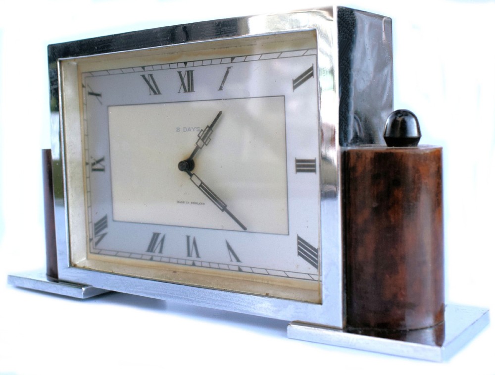 Art Deco Eight Day Mantle Clock View II