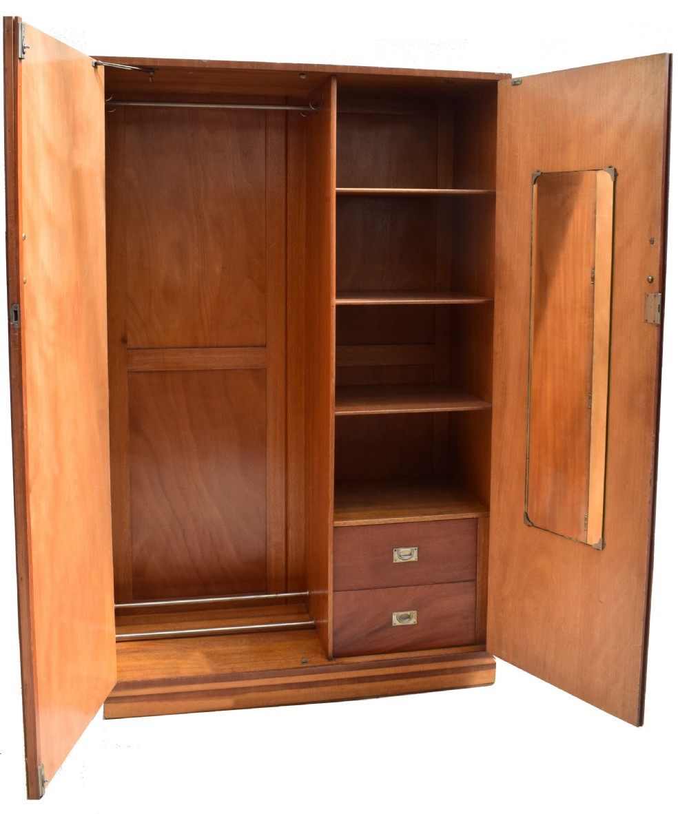 Art Deco Satinwood Double Wardrobe, c1930 View VI