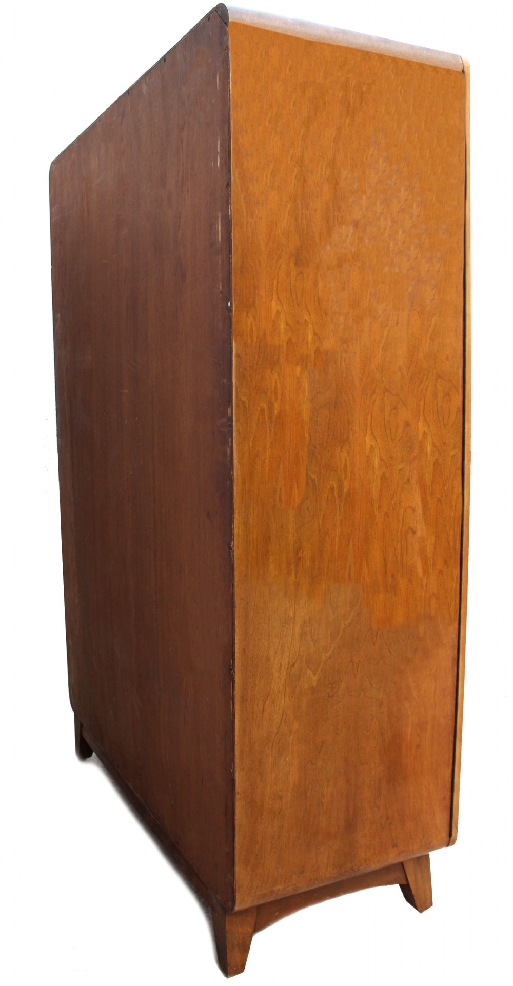 Art Deco Heavily Figured Double Wardrobe, c1930 View XII