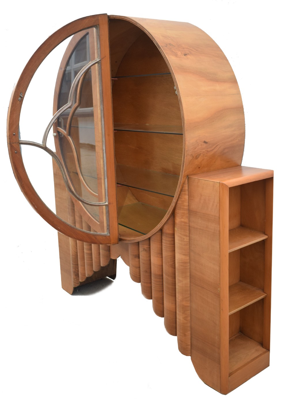 Art Deco Walnut 'Rocket Cabinet', England, c1930 View IX