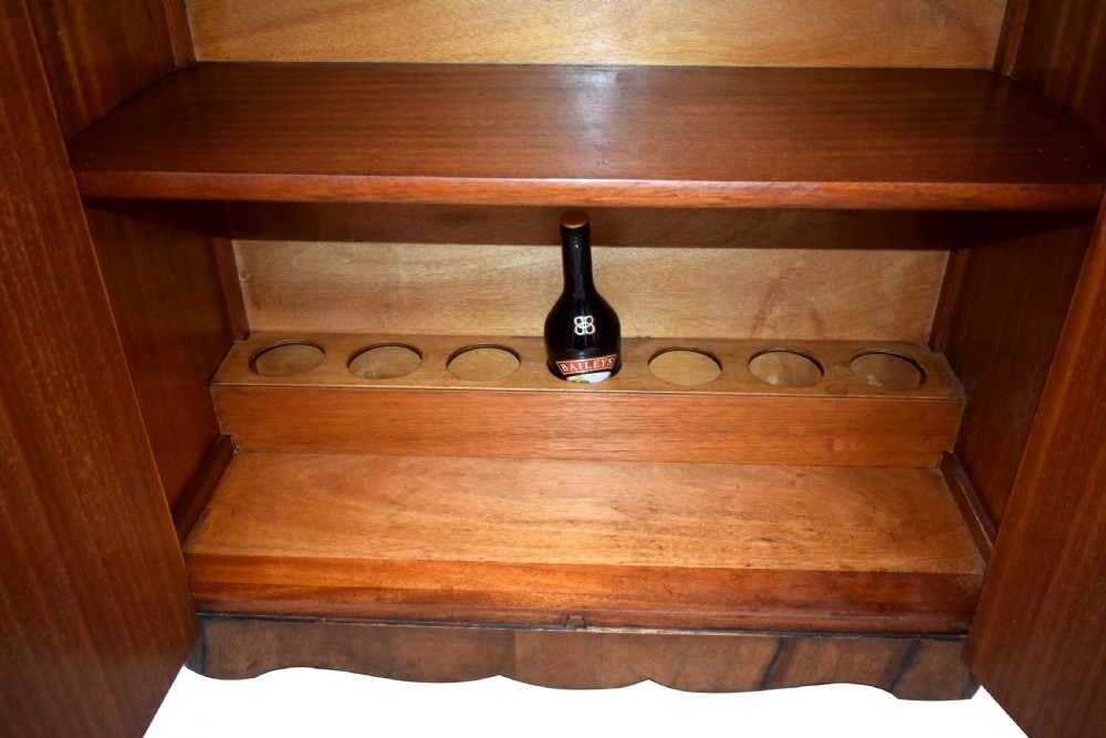 Art Deco Walnut Upright Cocktail Cabinet, c1930's View VII