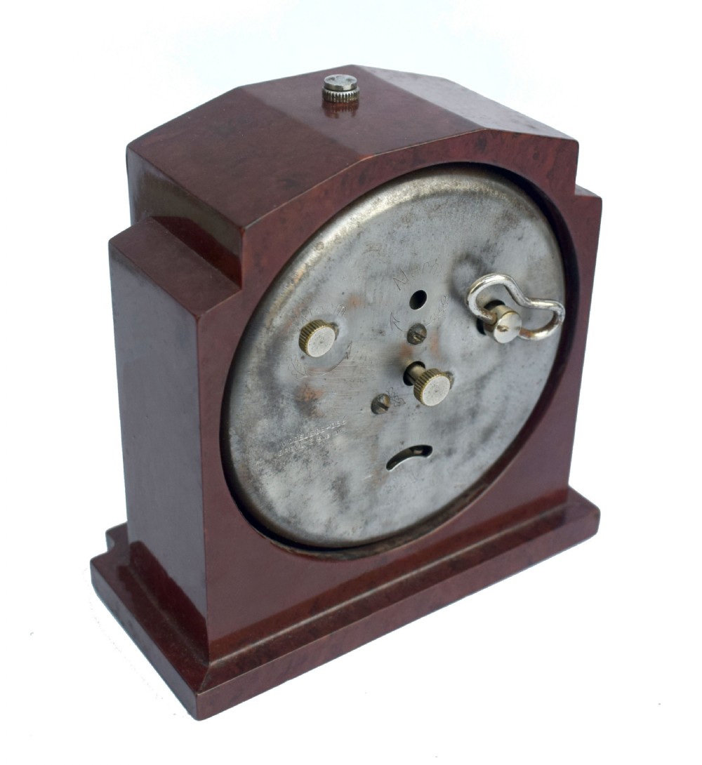 Art Deco Bakelite French Clock By Jaz, c1930  View VI