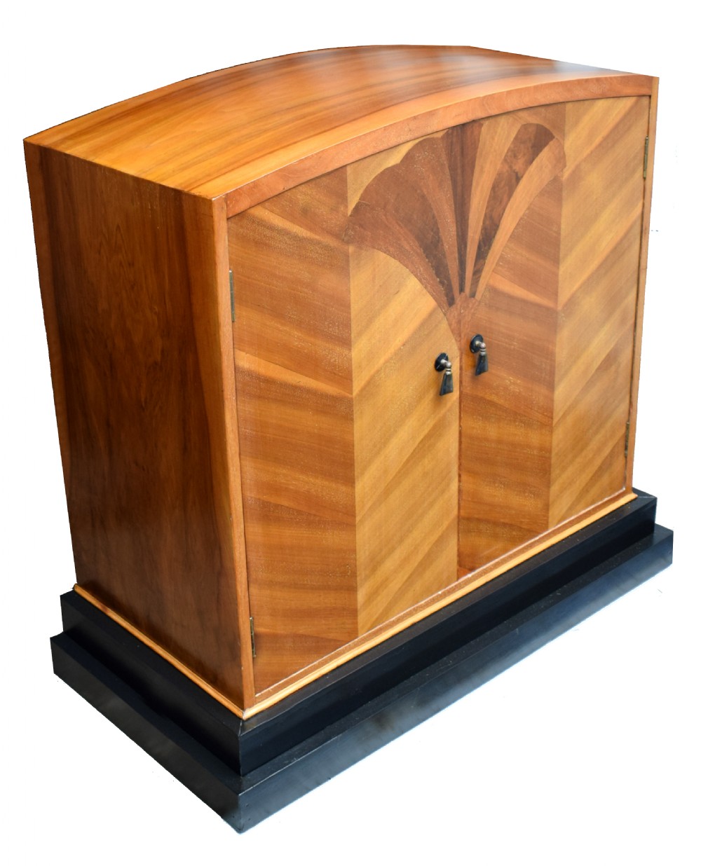 Art Deco Walnut Linen Cupboard, c1930 View II