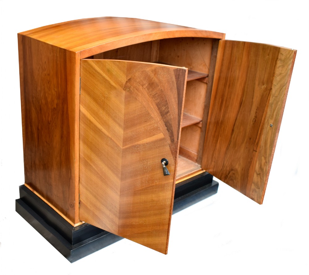 Art Deco Walnut Linen Cupboard, c1930 View VI
