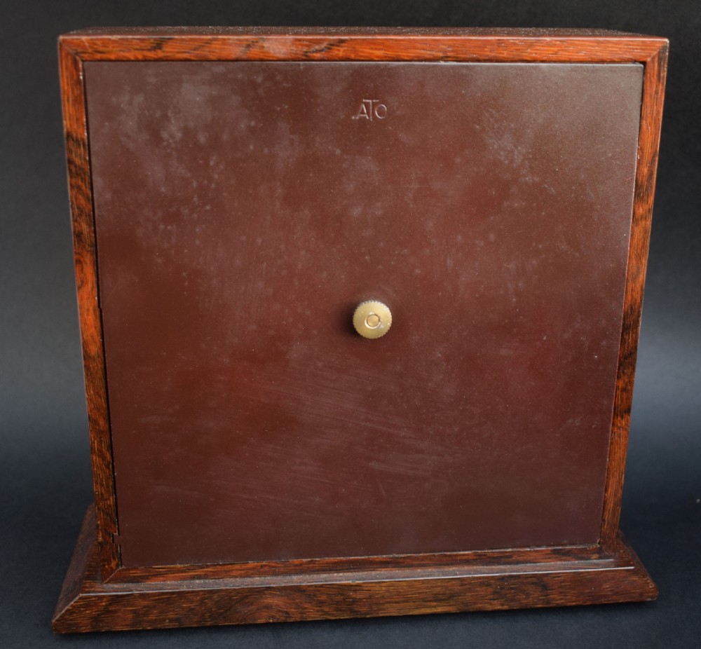Art Deco Modernist Mantle Clock by ATO, 1930's  View VII