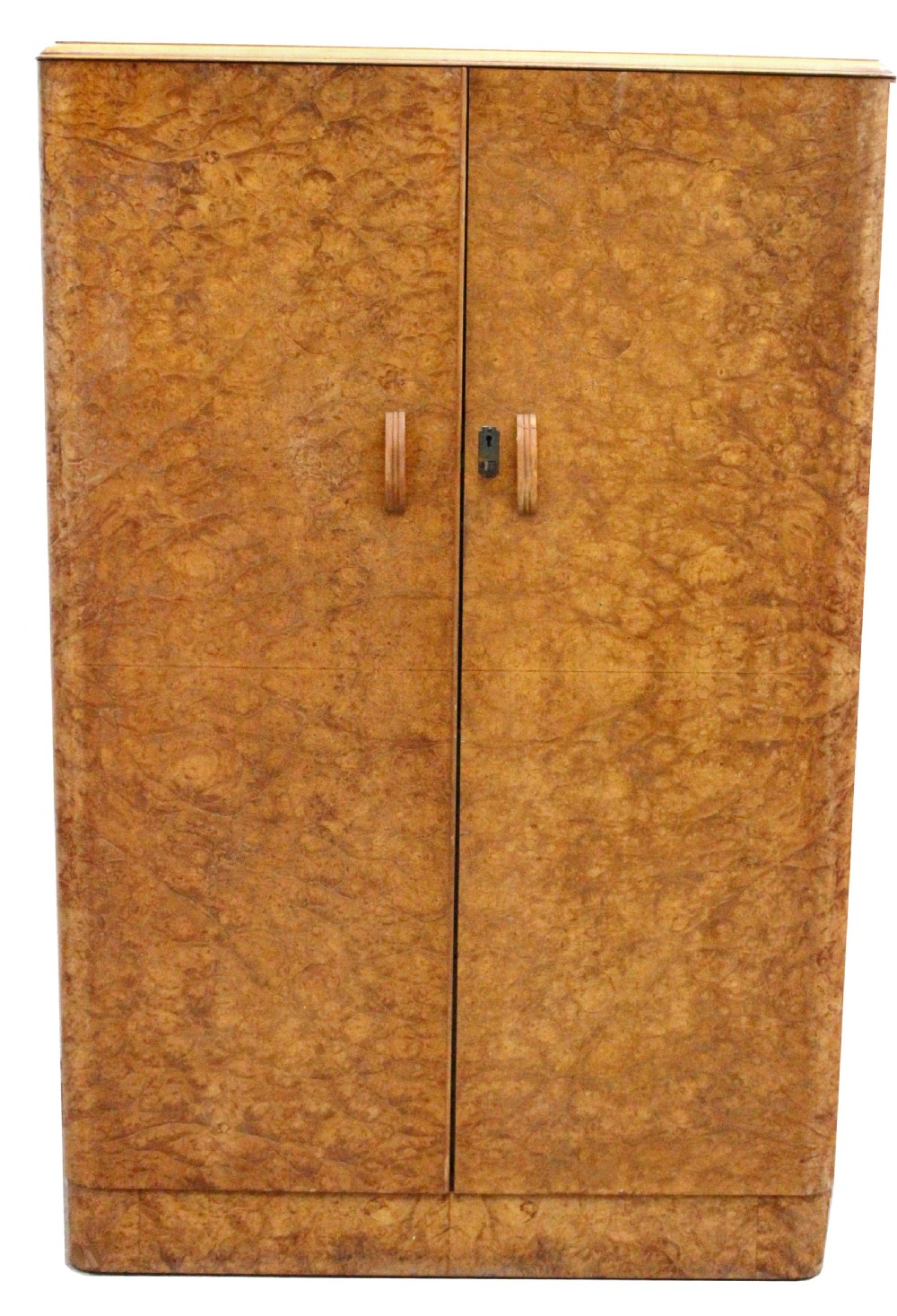 Art Deco Walnut Tall Boy, Circa 1930