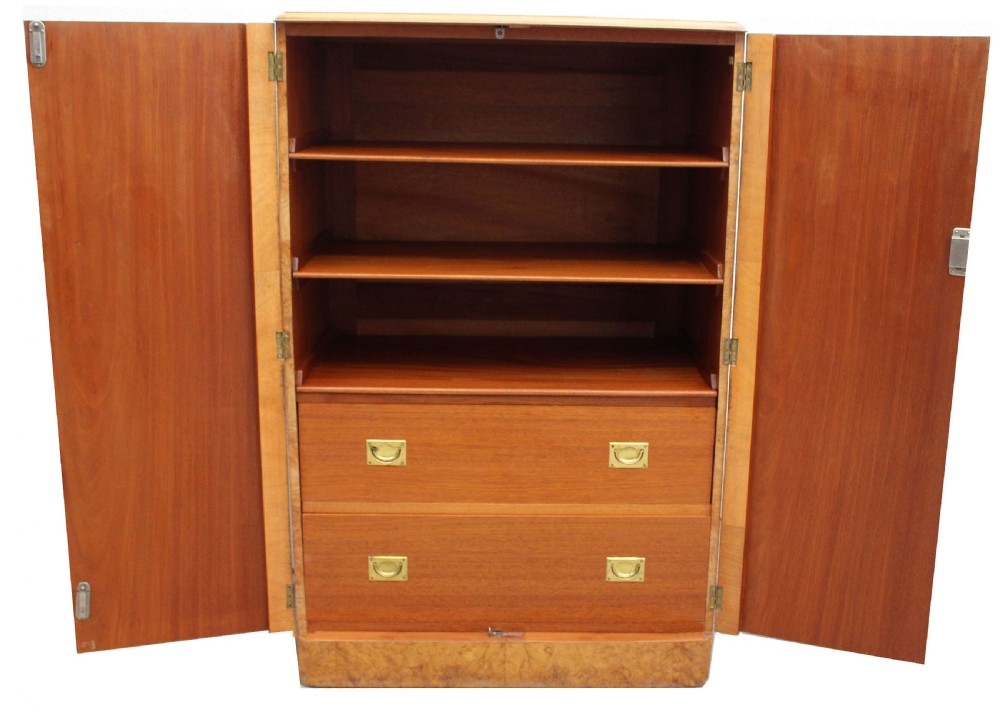 Art Deco Walnut Tall Boy, Circa 1930 View II