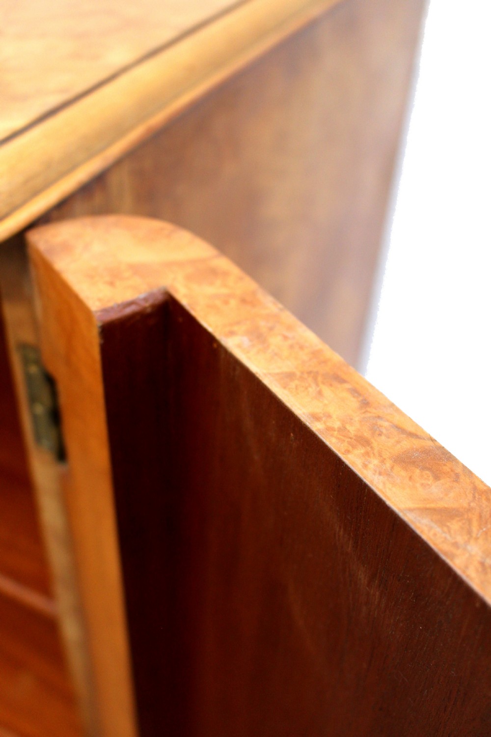 Art Deco Walnut Tall Boy, Circa 1930 View VI