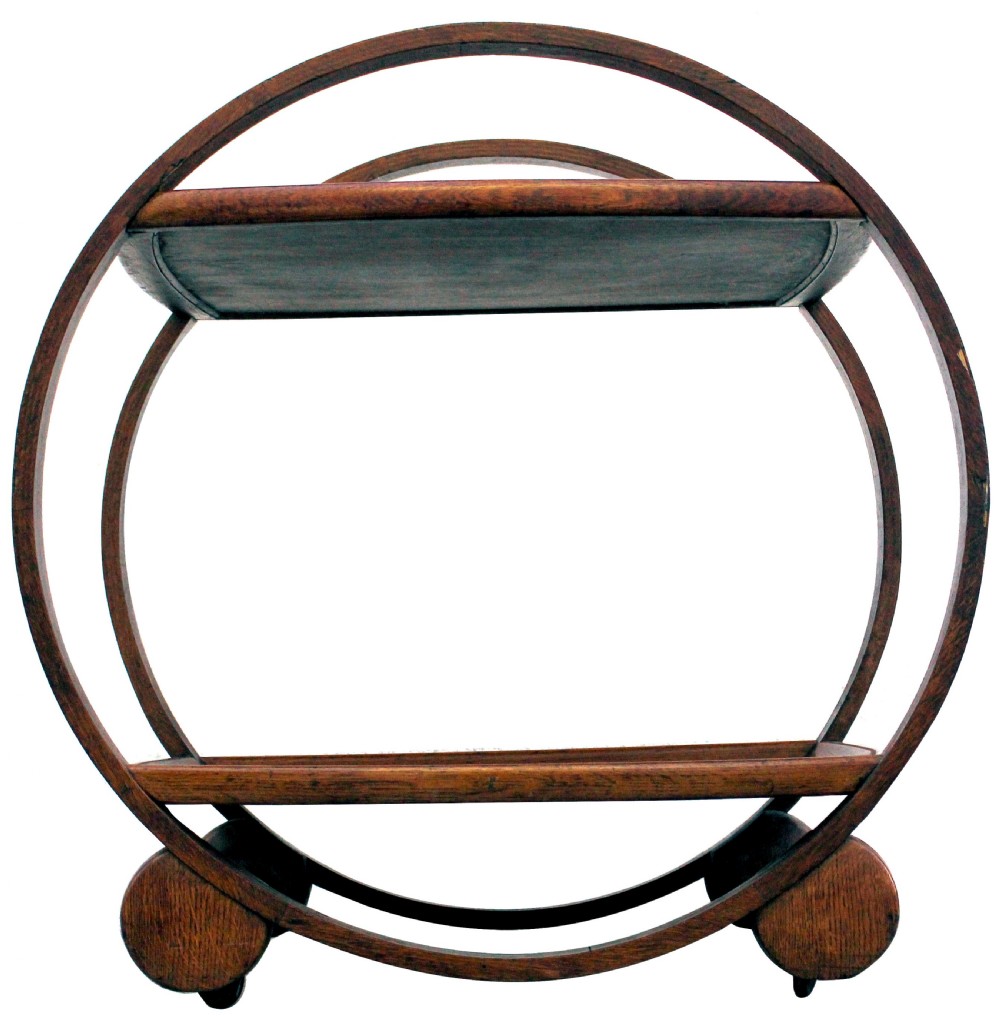 Art Deco Circular Drinks Trolley, 1930's  View V