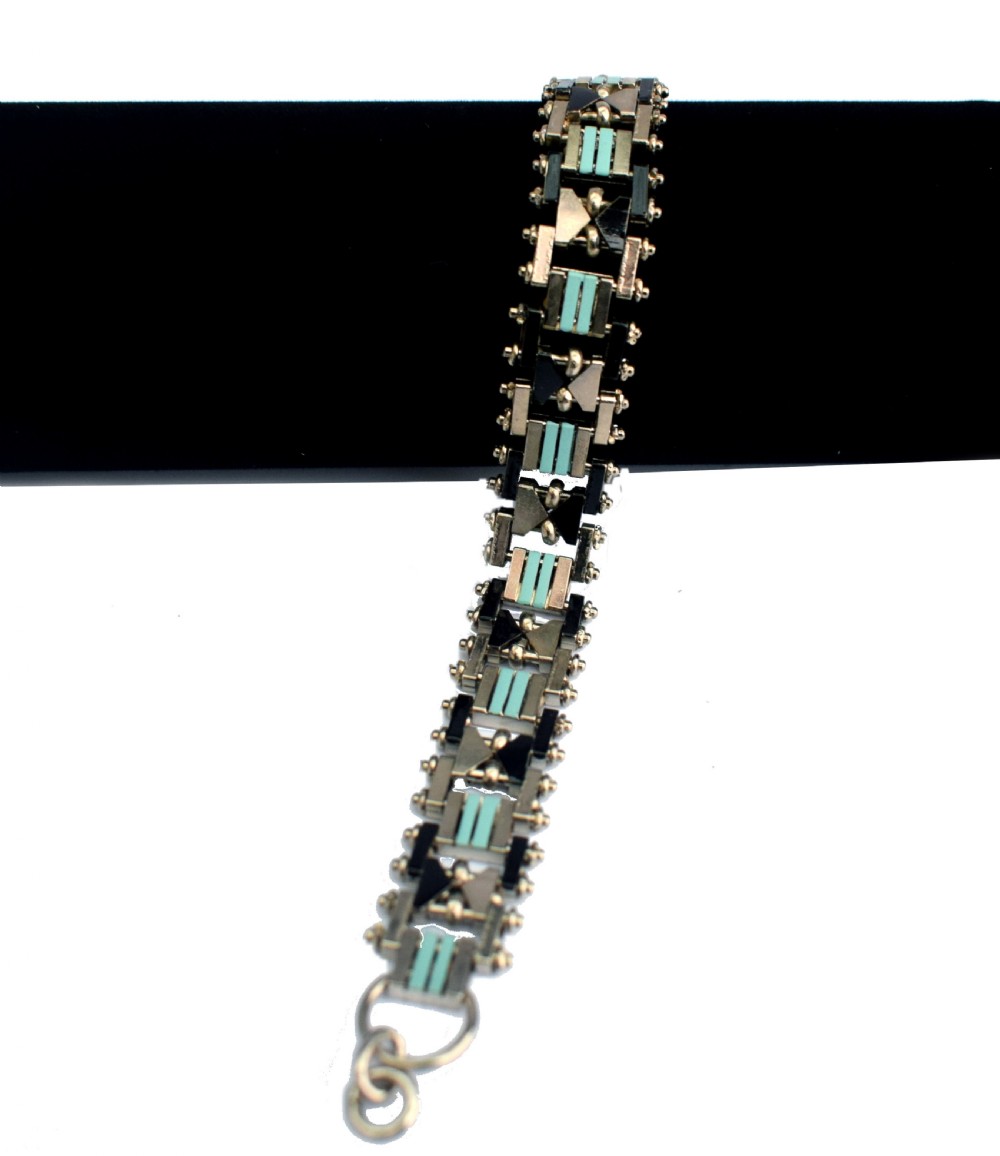 Art Deco Bracelet By Jakob Bengel, c1930 View III