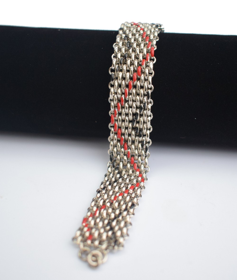 Art Deco Bracelet By Jakob Bengel, c1930 View III