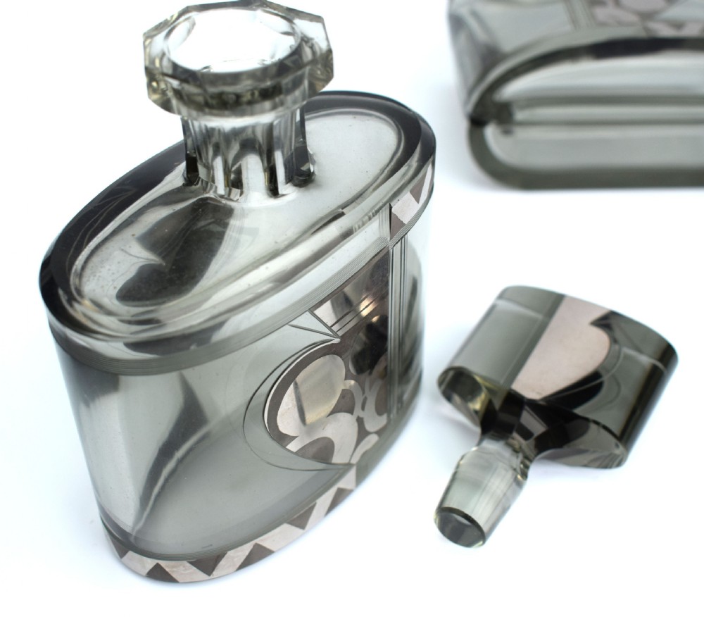Art Deco Ladies perfumery Set, Czech, c1930 View III
