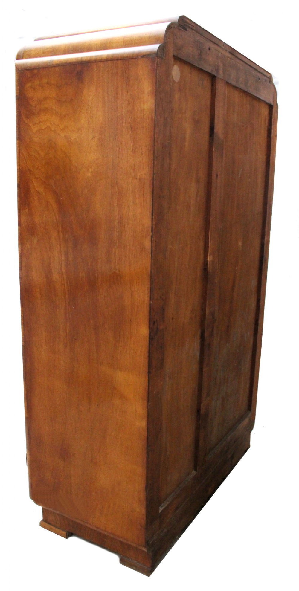 Art Deco Highly Figured Walnut Double Wardrobe, c1930 View X