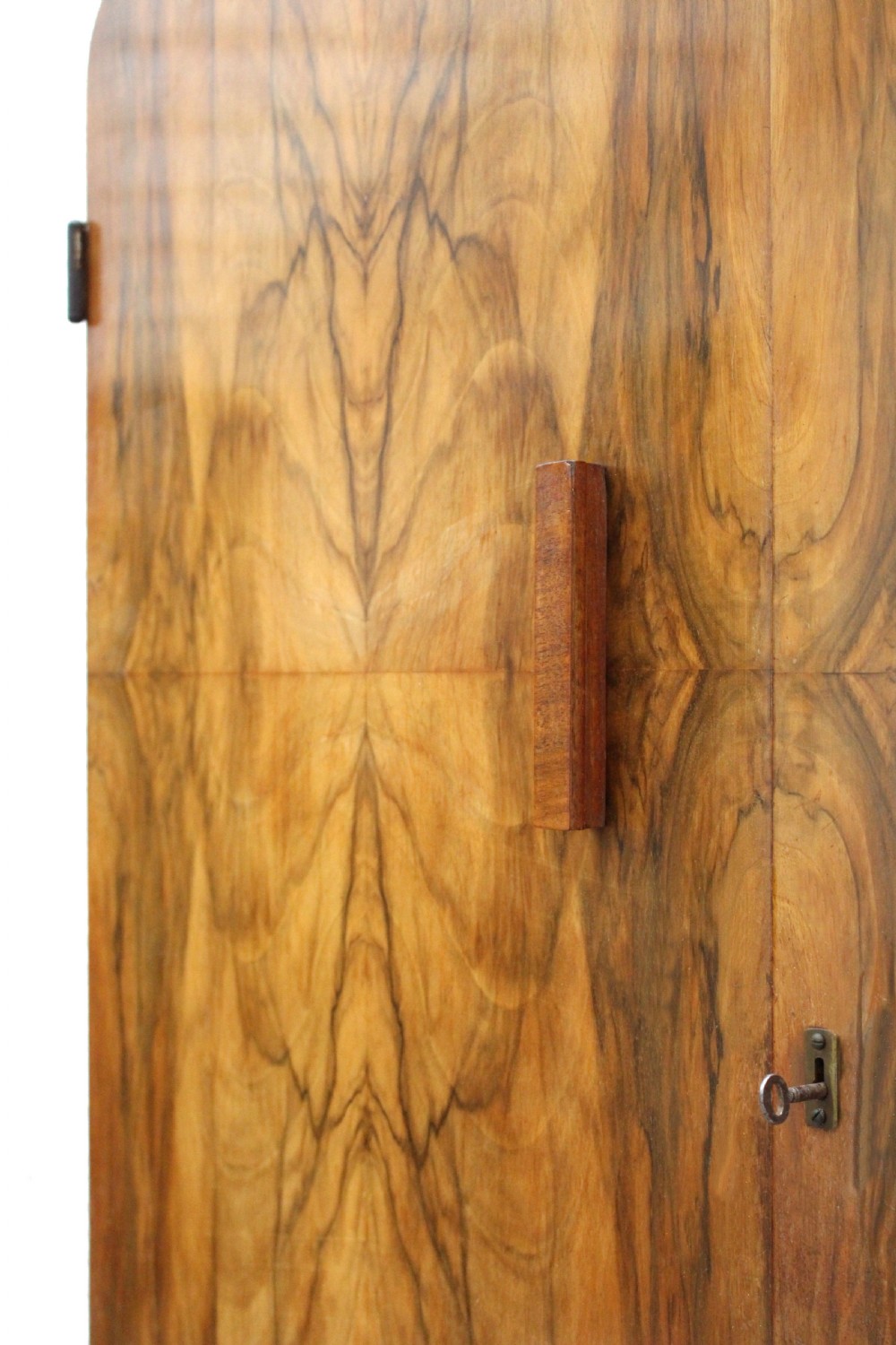 Art Deco Highly Figured Walnut Double Wardrobe, c1930 View XII