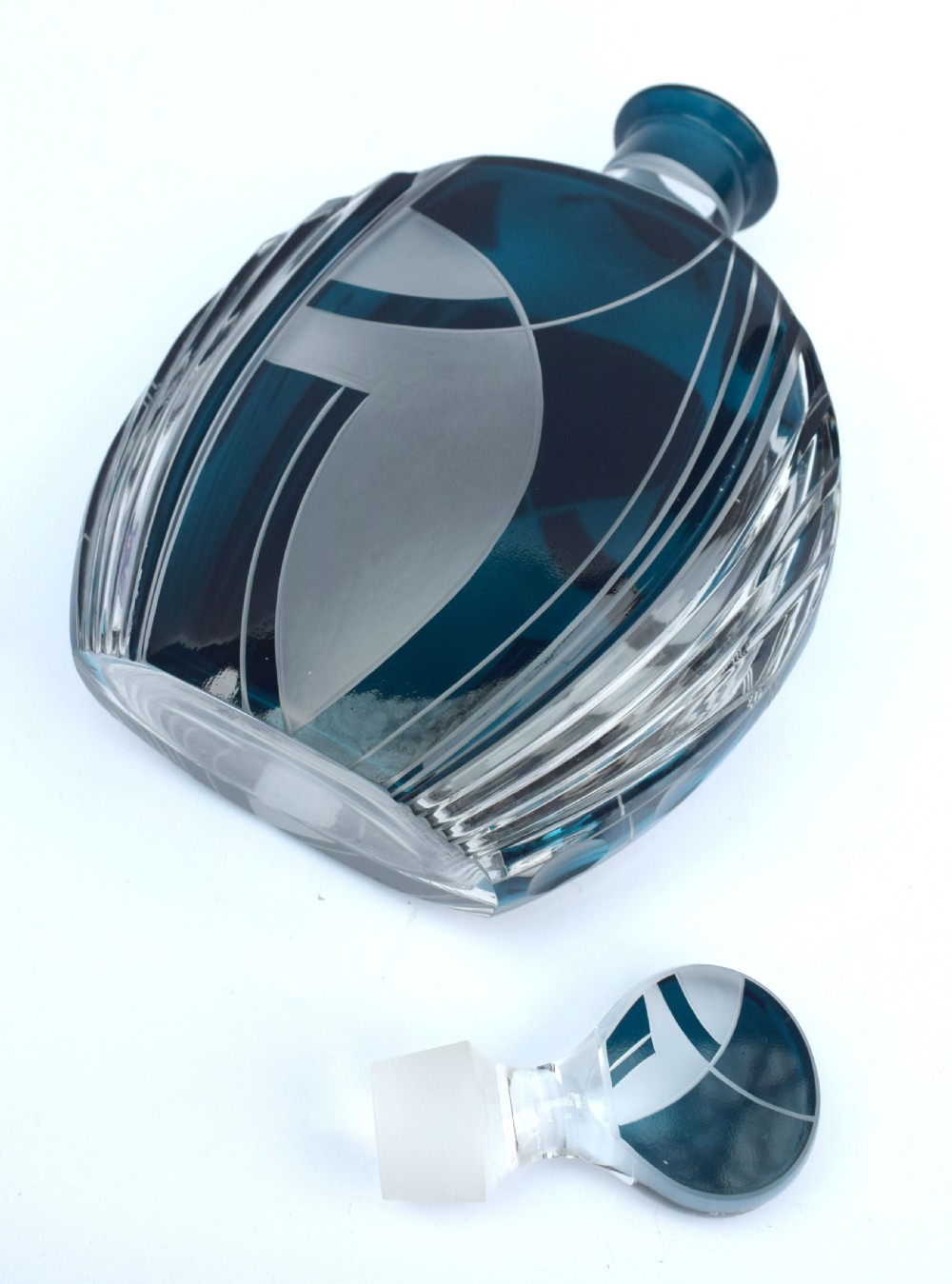 Art Deco Czech Whisky Decanter Set View XI