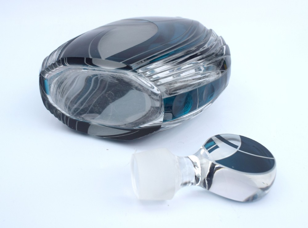 Art Deco Czech Whisky Decanter Set View XII