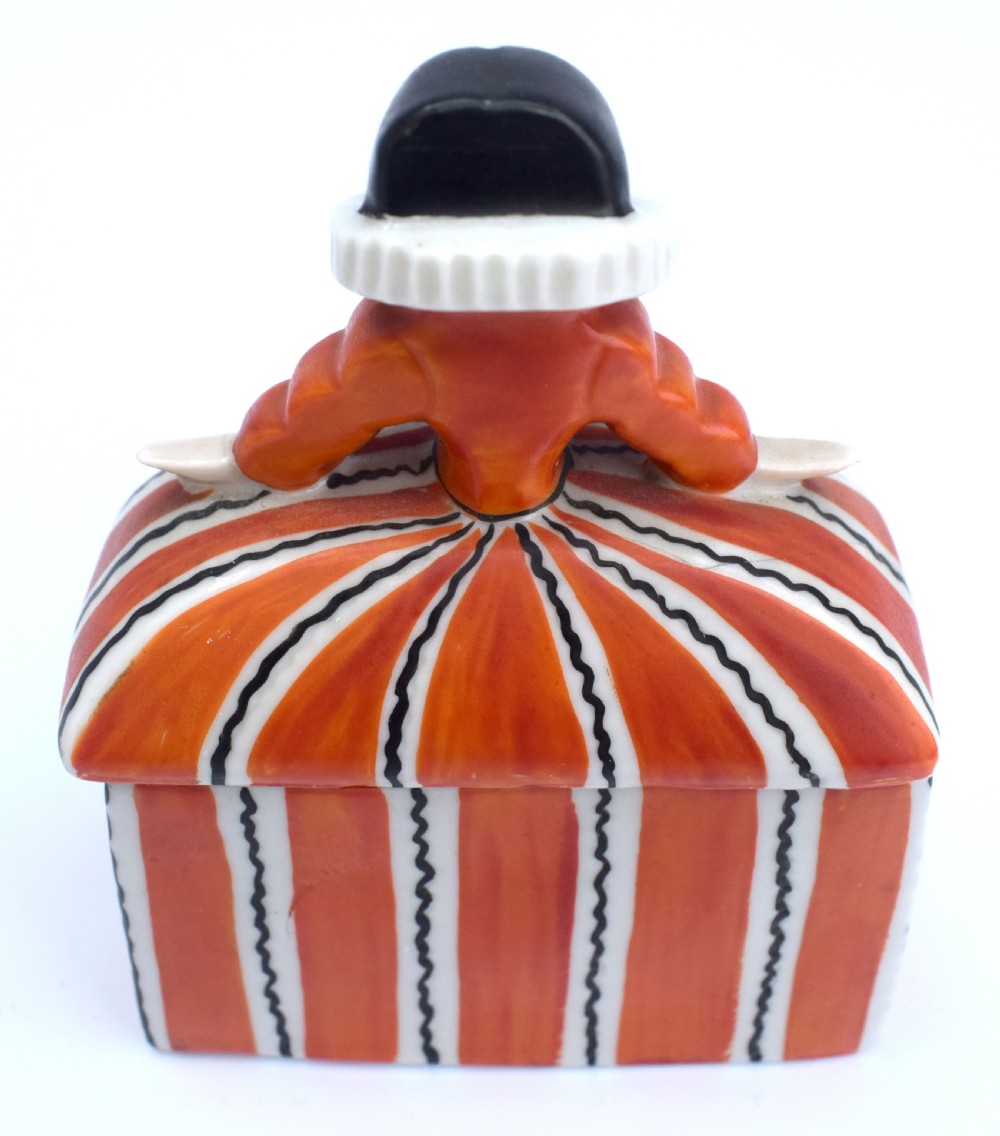 Art Deco Porcelain Powder Box, German, c1930 View VII
