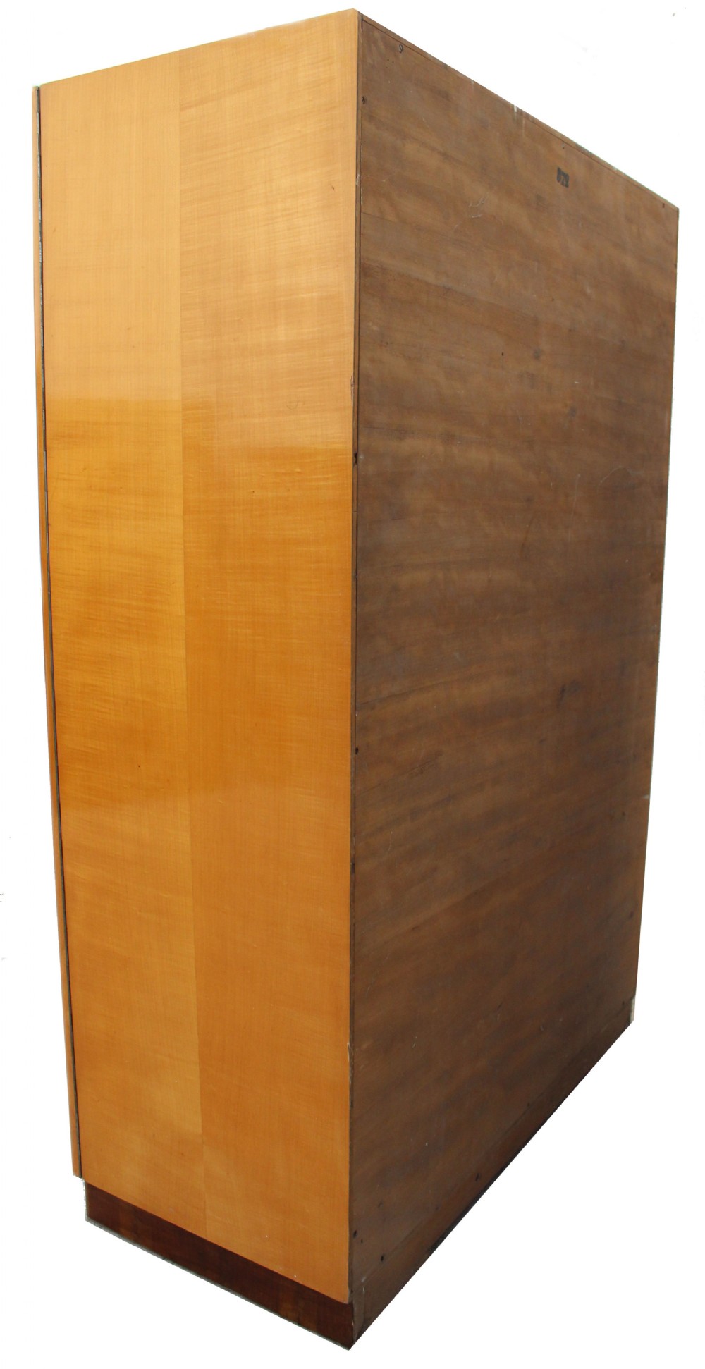 Art Deco Double Wardrobe in Blonde Sycamore , c1930 View II