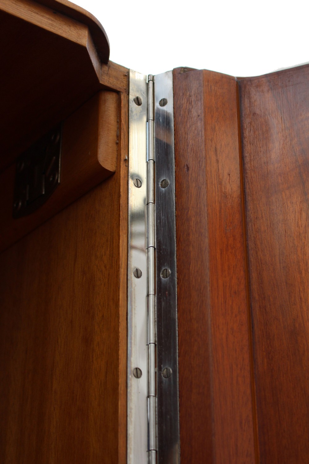 Art Deco Double Wardrobe in Blonde Sycamore , c1930 View VI