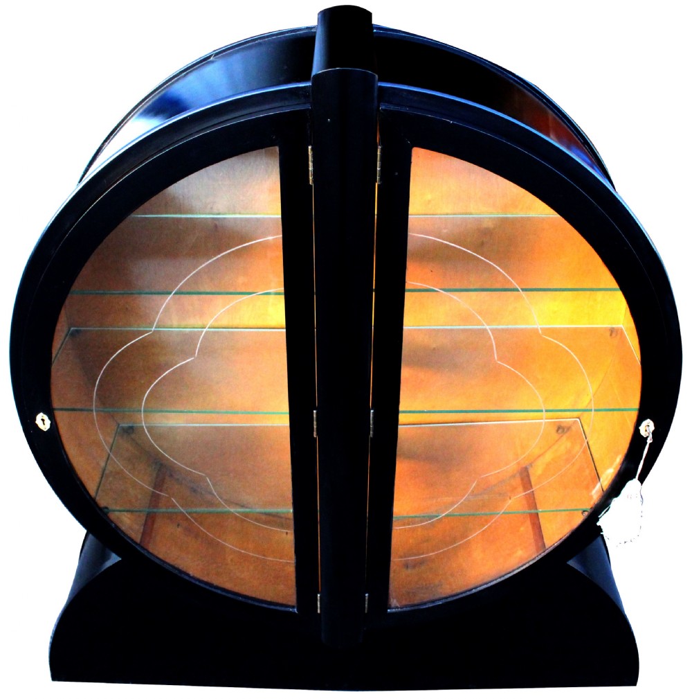 Art Deco Ebonized Display Cabinet, c1930 View VI