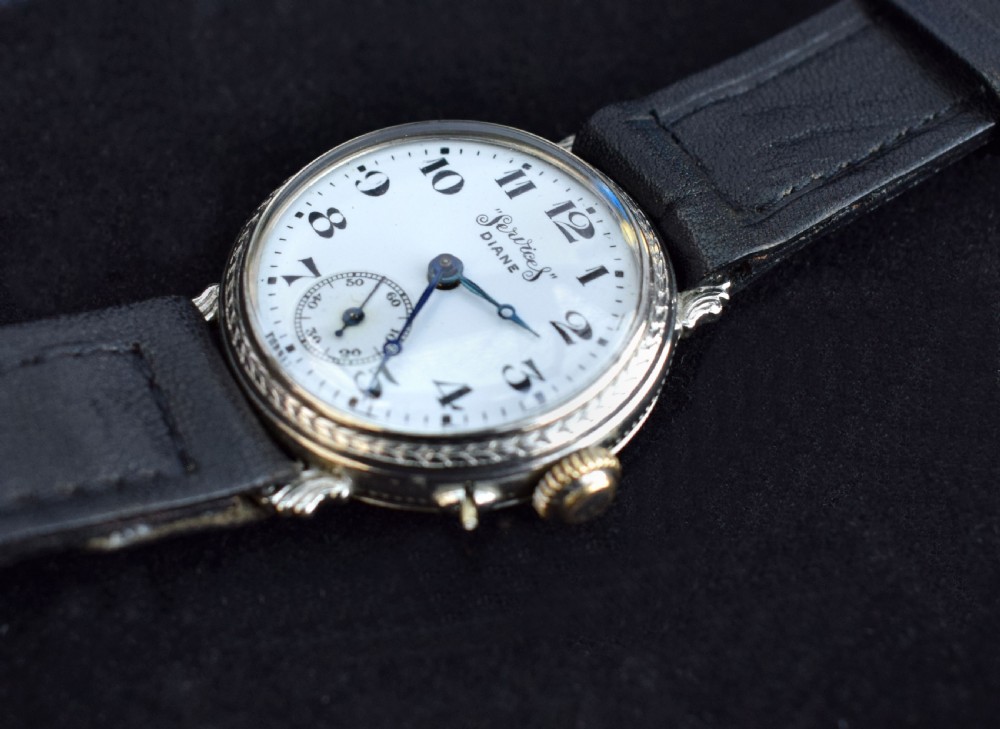 Art Deco Gentleman's Watch By Services c1930 View II
