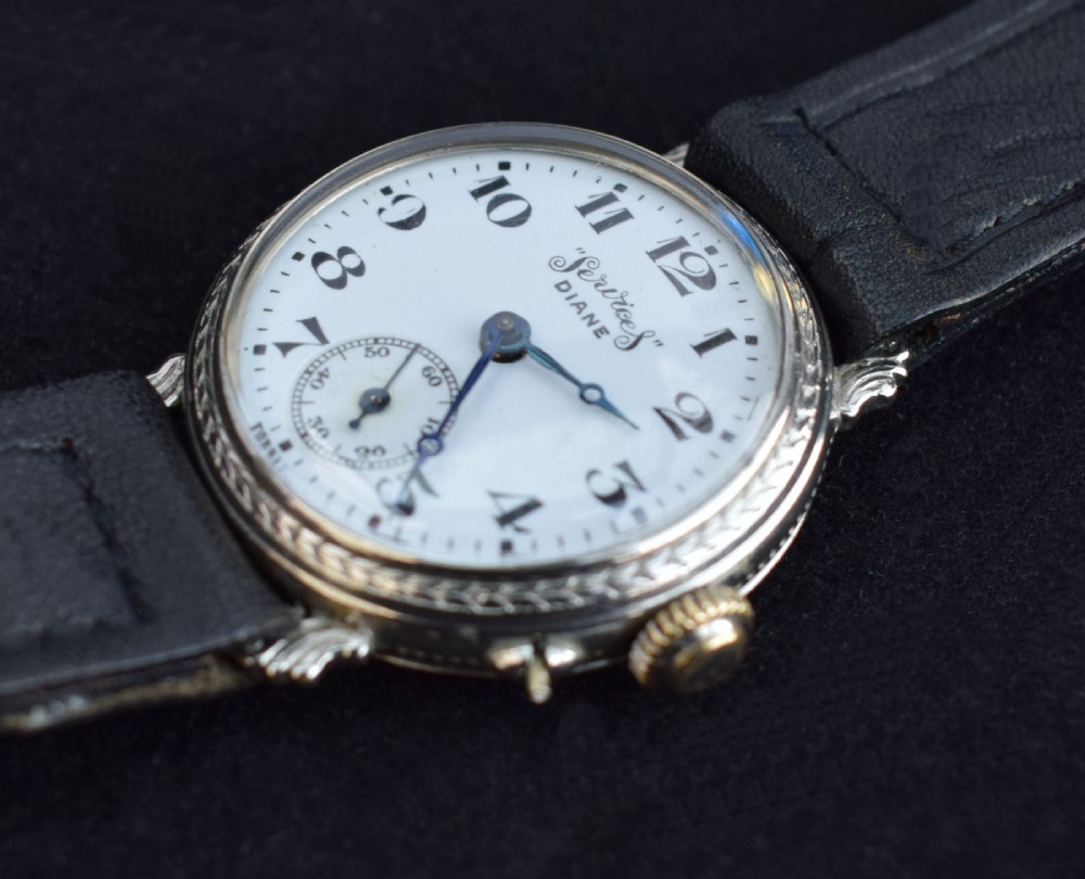Art Deco Gentleman's Watch By Services c1930 View III