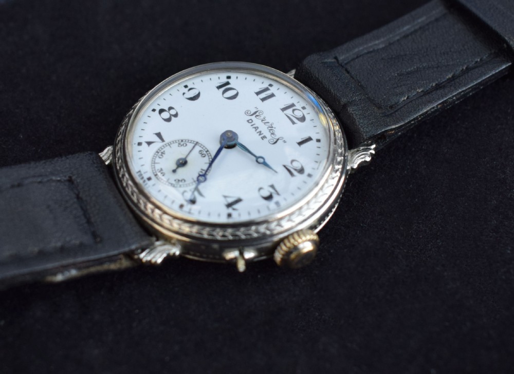 Art Deco Gentleman's Watch By Services c1930 View IV