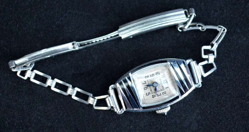 Art Deco Original Ladies Manual Wrist Watch by Didsheim, c1930 View V