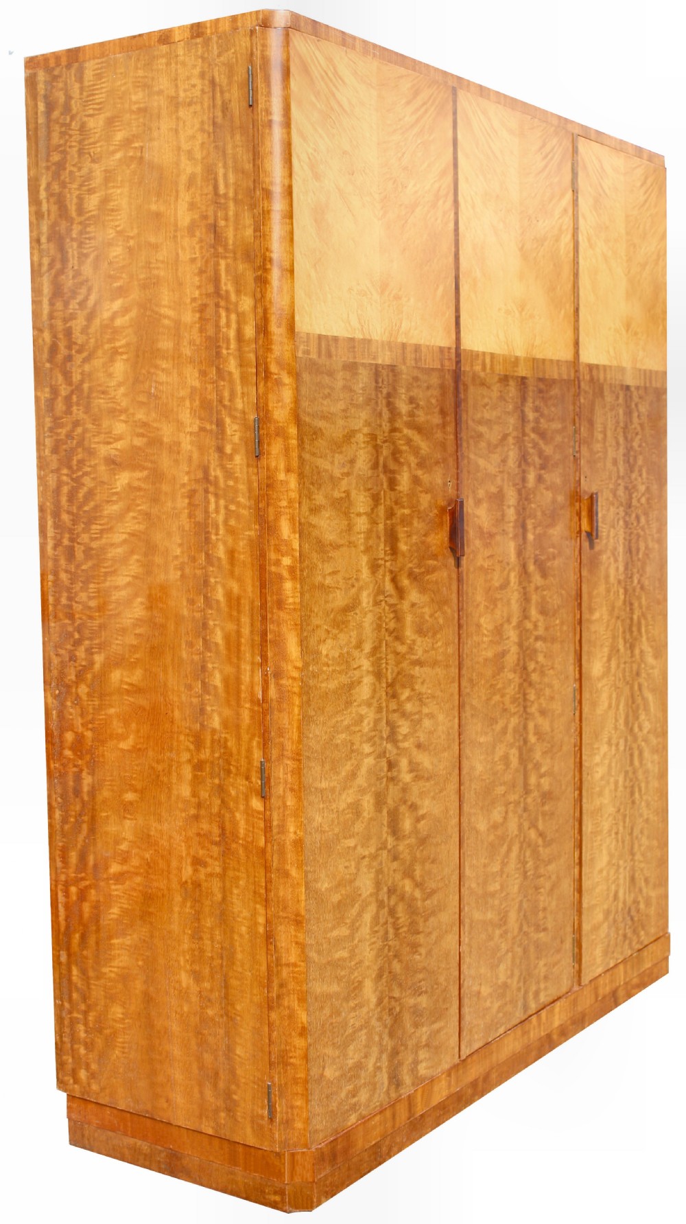 Art Deco Triple Wardrobe By Maple & Co, c1930 View III