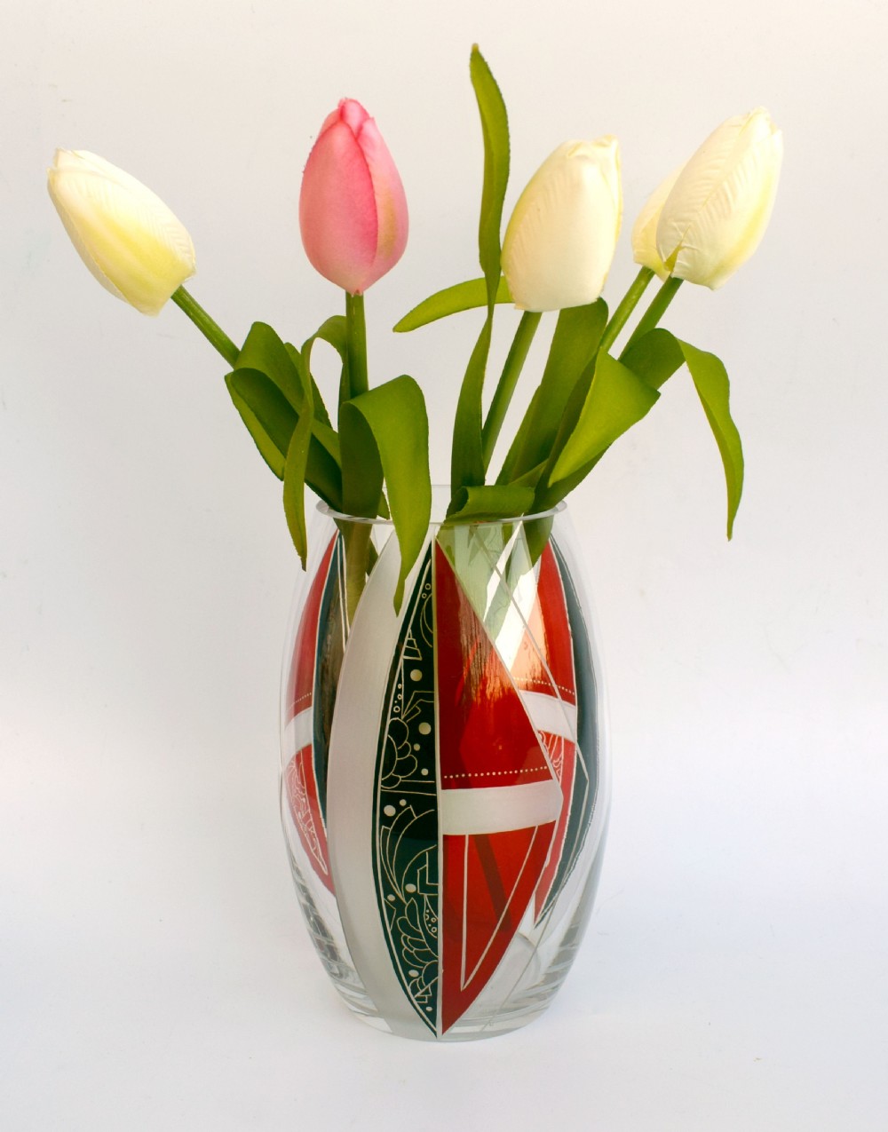 Art Deco Glass Vase By Karl Palda, c1930 View VII