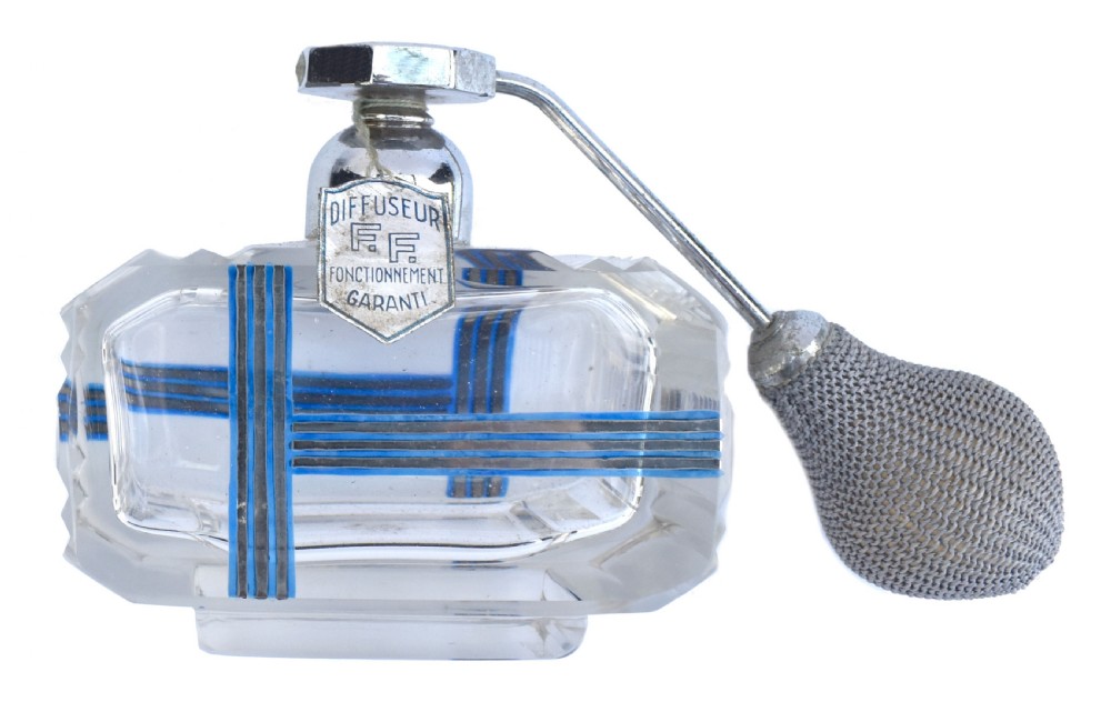 Art Deco 1930's French Perfume Atomizer Bottle View VI